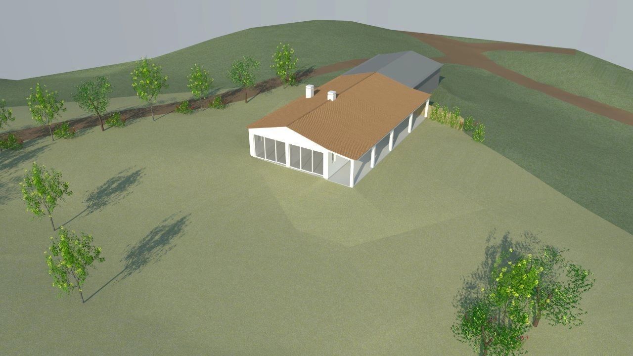 The approved building site
